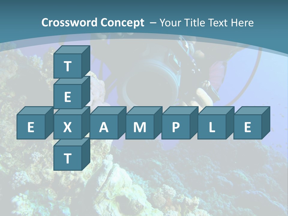 Coastal Portrait Standing PowerPoint Template