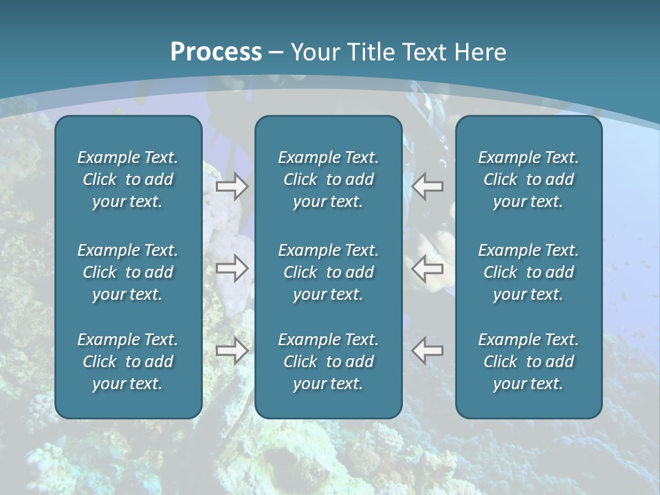 Coastal Portrait Standing PowerPoint Template