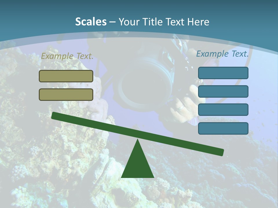 Coastal Portrait Standing PowerPoint Template