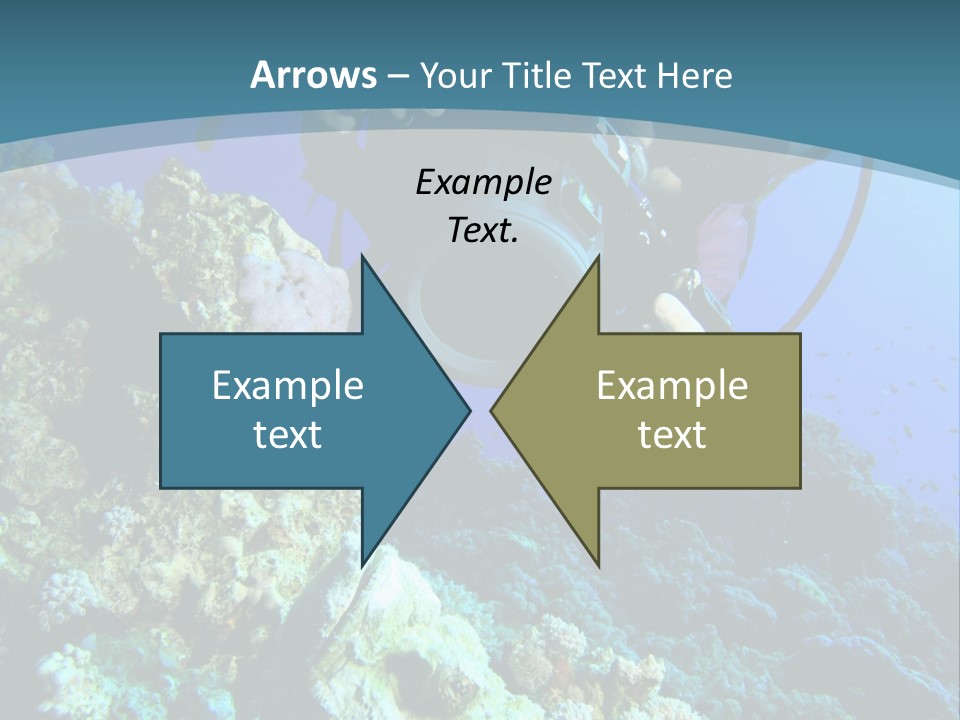 Coastal Portrait Standing PowerPoint Template