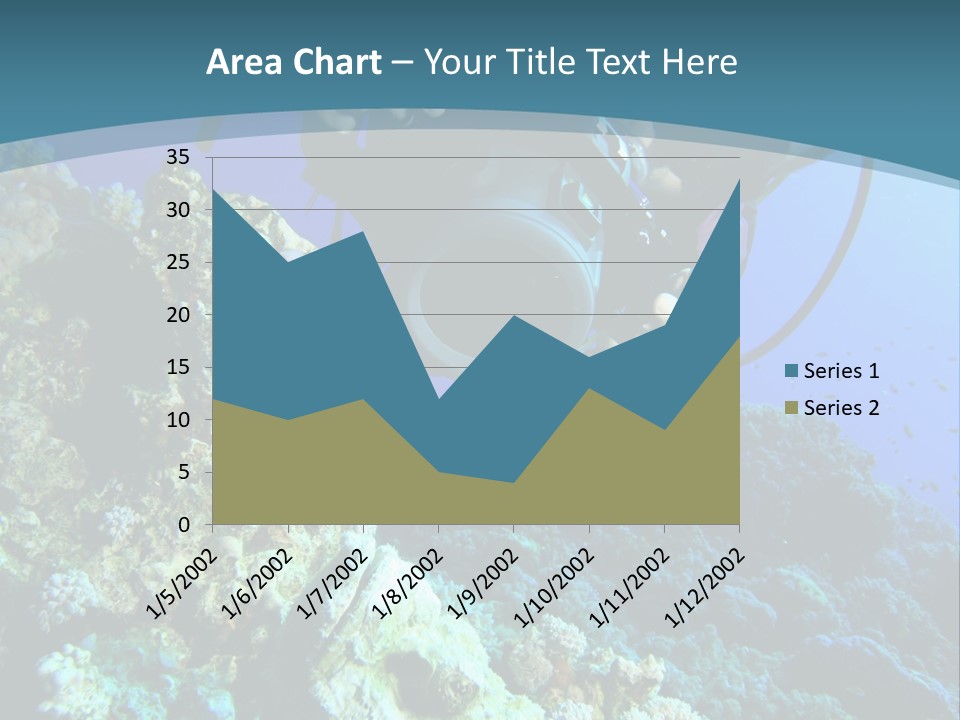Coastal Portrait Standing PowerPoint Template