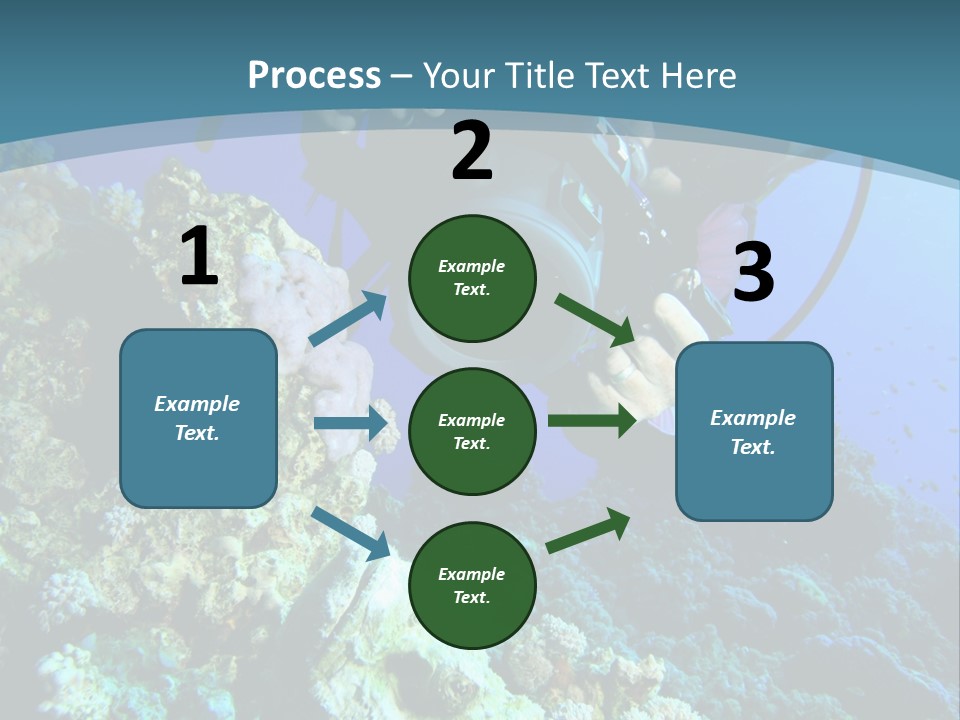 Coastal Portrait Standing PowerPoint Template