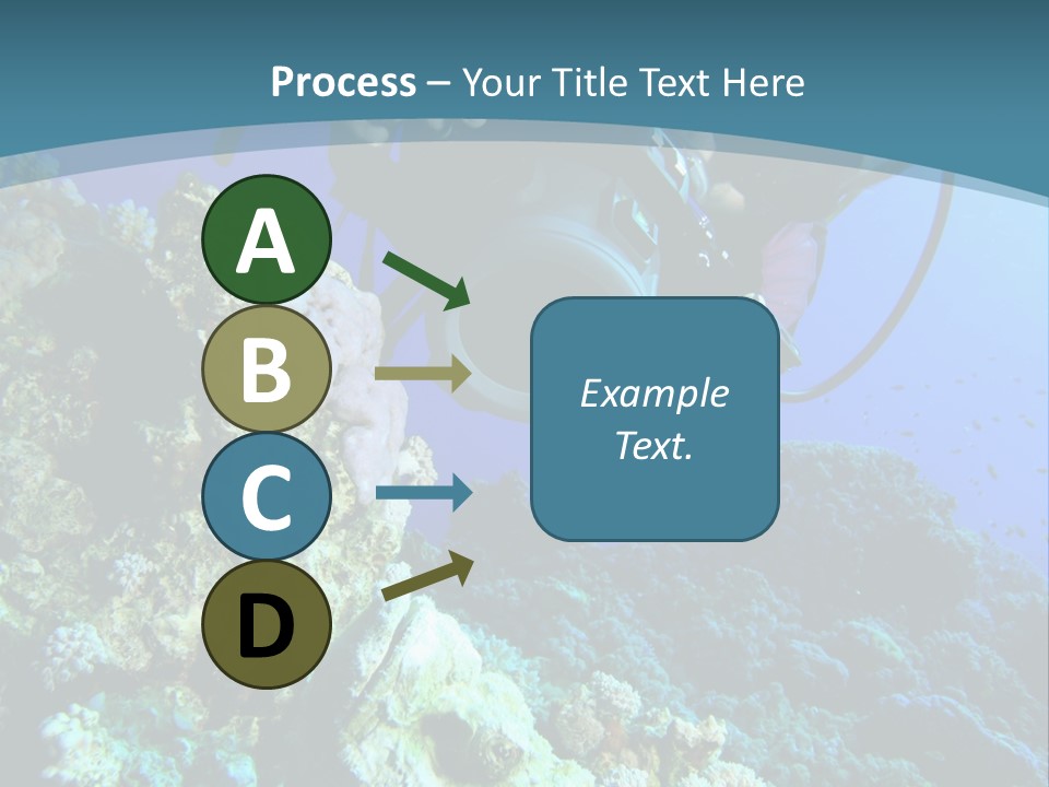 Coastal Portrait Standing PowerPoint Template