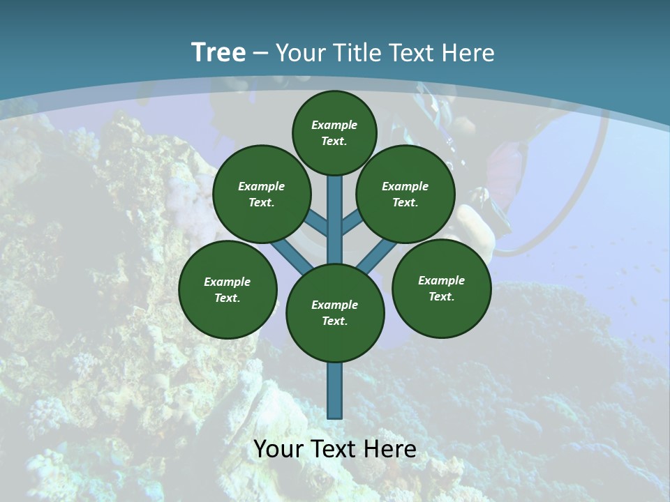 Coastal Portrait Standing PowerPoint Template