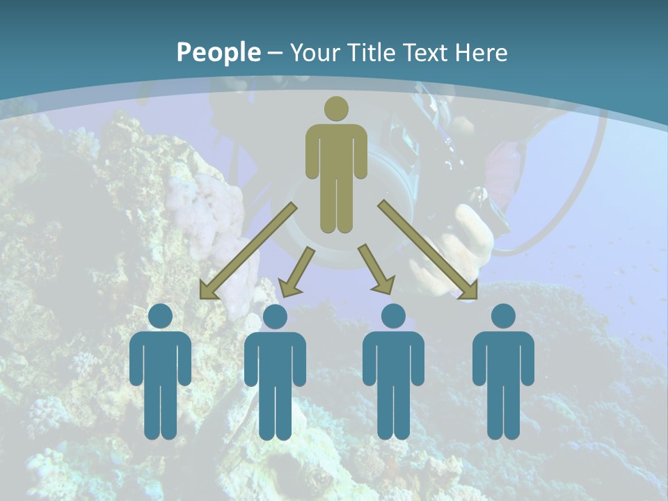 Coastal Portrait Standing PowerPoint Template