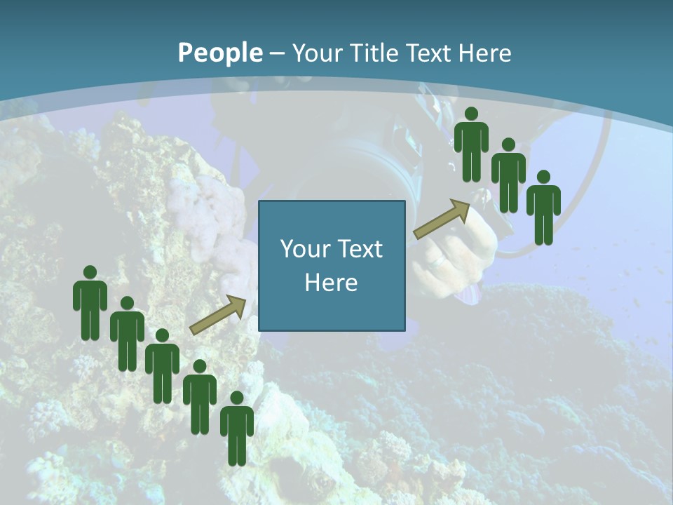 Coastal Portrait Standing PowerPoint Template