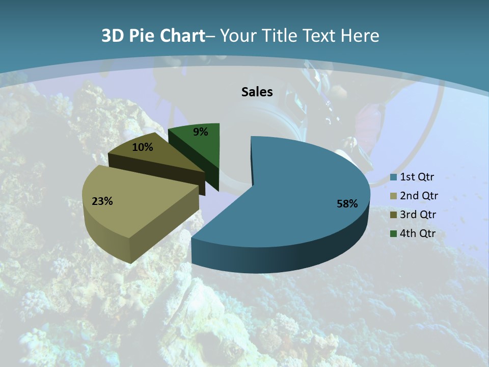 Coastal Portrait Standing PowerPoint Template