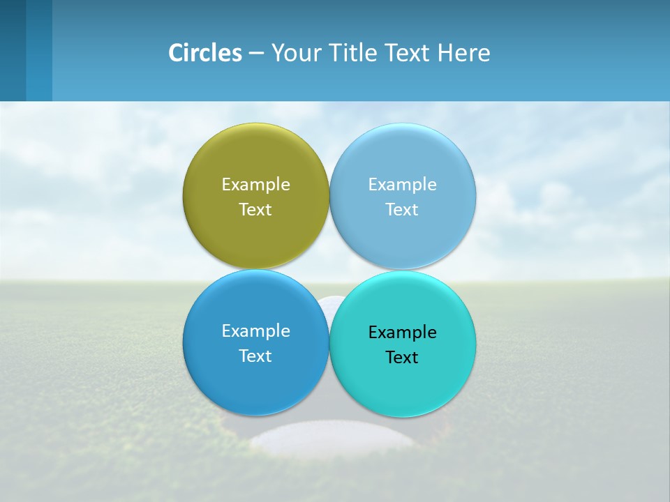 Coast Senior Sunrise PowerPoint Template