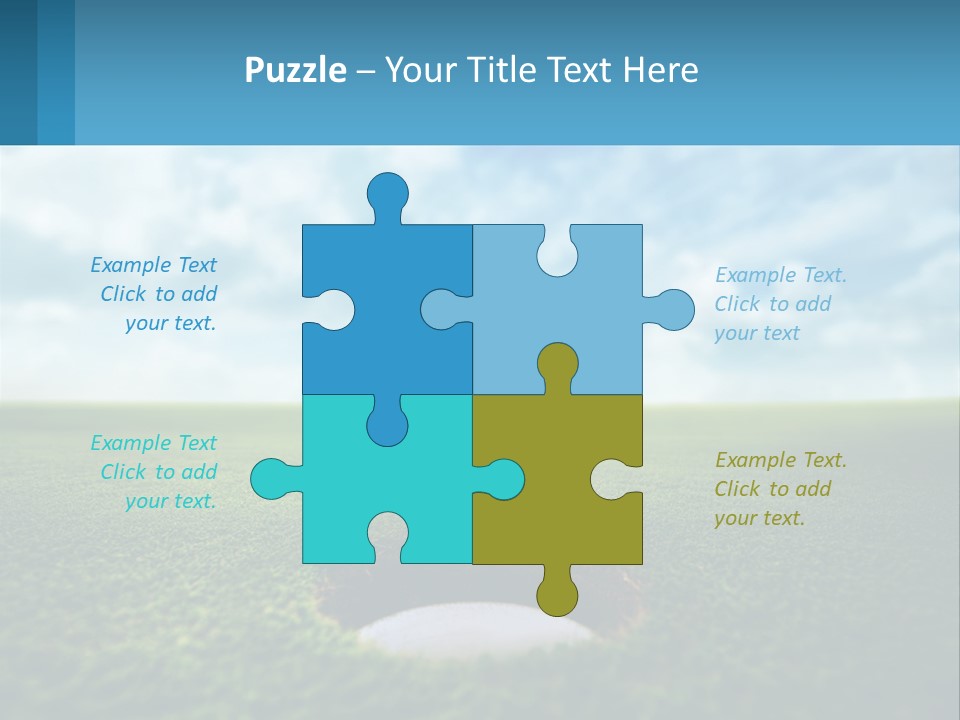 Coast Senior Sunrise PowerPoint Template