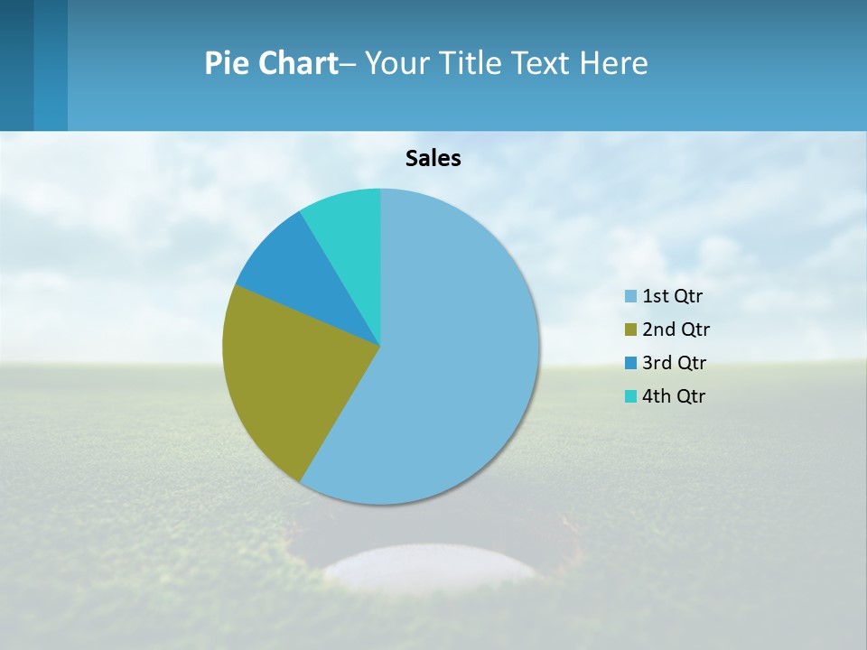 Coast Senior Sunrise PowerPoint Template