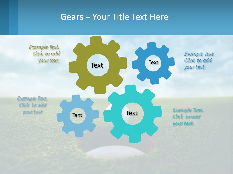 Coast Senior Sunrise PowerPoint Template