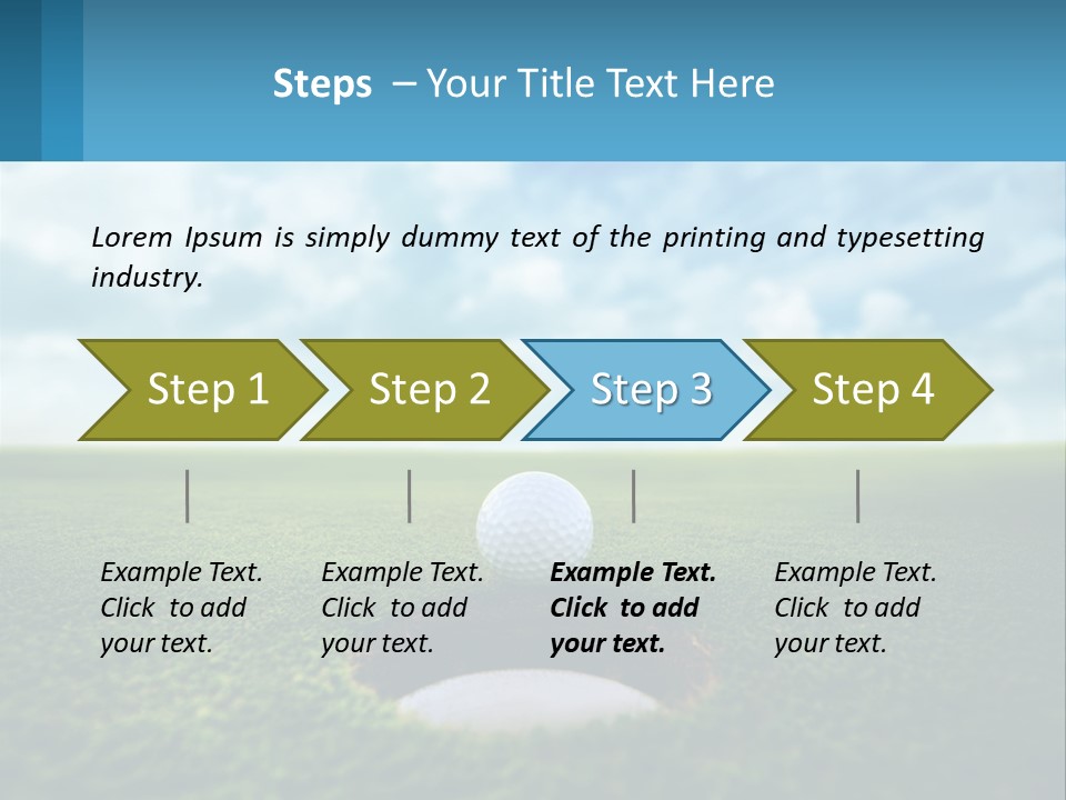 Coast Senior Sunrise PowerPoint Template