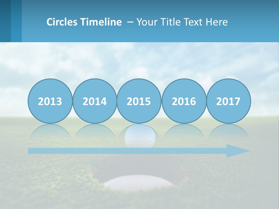 Coast Senior Sunrise PowerPoint Template