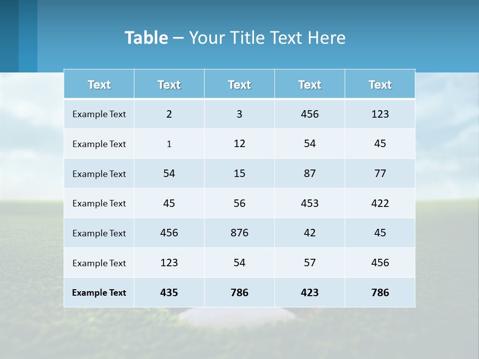 Coast Senior Sunrise PowerPoint Template