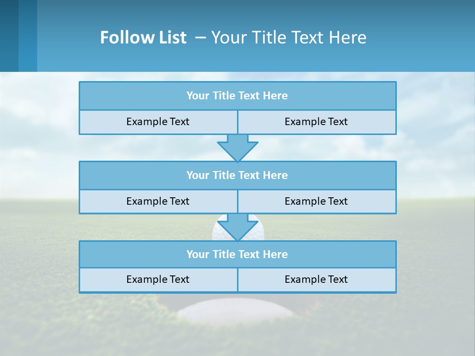 Coast Senior Sunrise PowerPoint Template