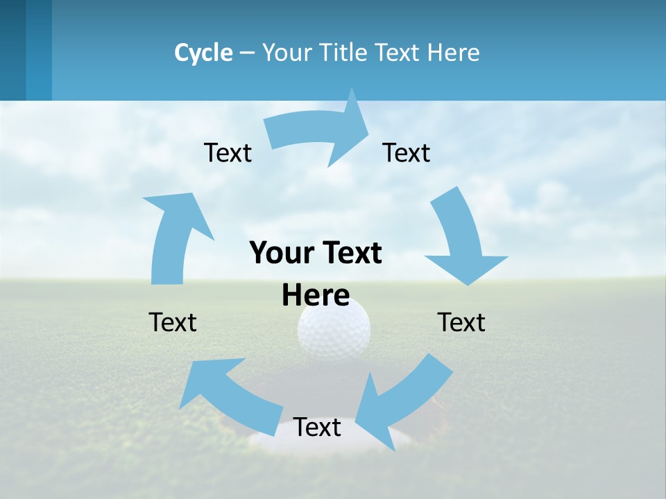 Coast Senior Sunrise PowerPoint Template