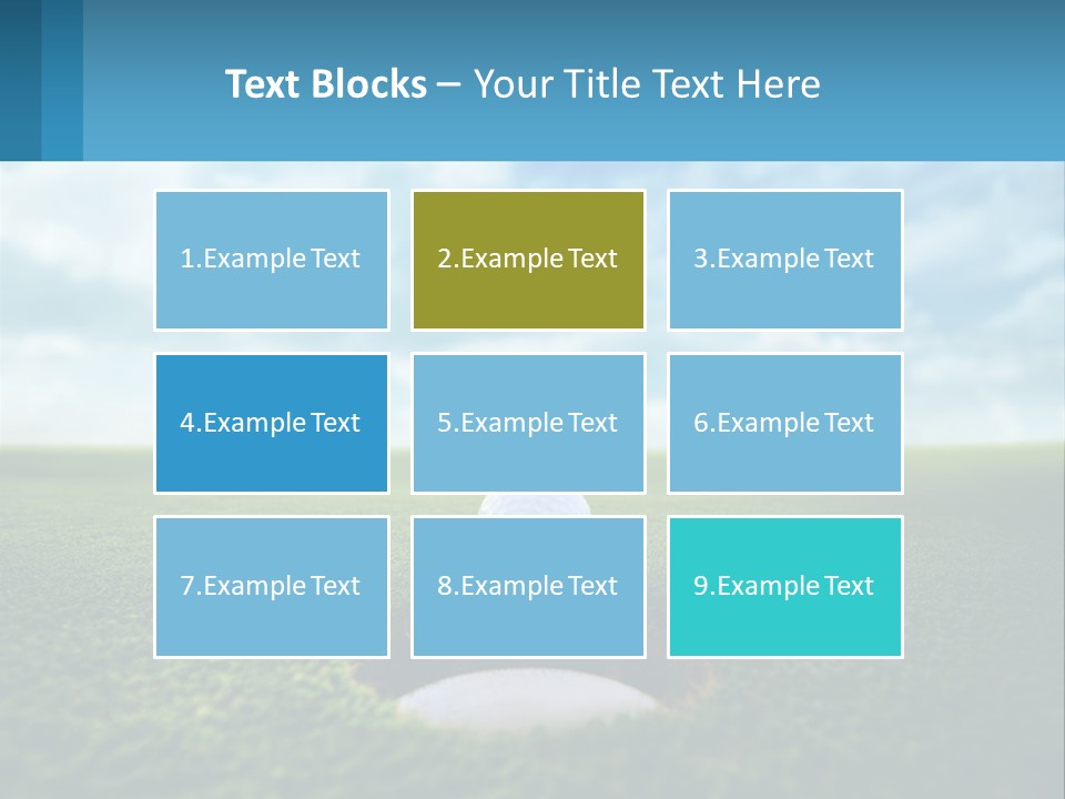 Coast Senior Sunrise PowerPoint Template