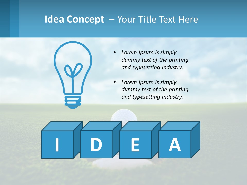Coast Senior Sunrise PowerPoint Template
