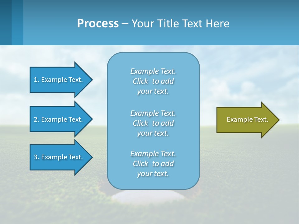 Coast Senior Sunrise PowerPoint Template