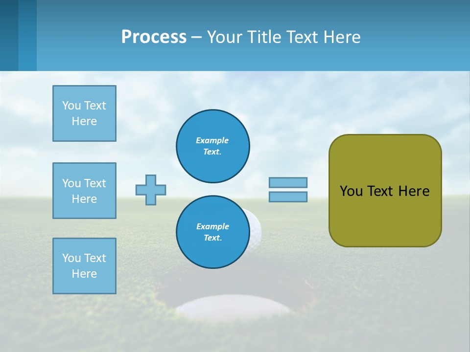 Coast Senior Sunrise PowerPoint Template