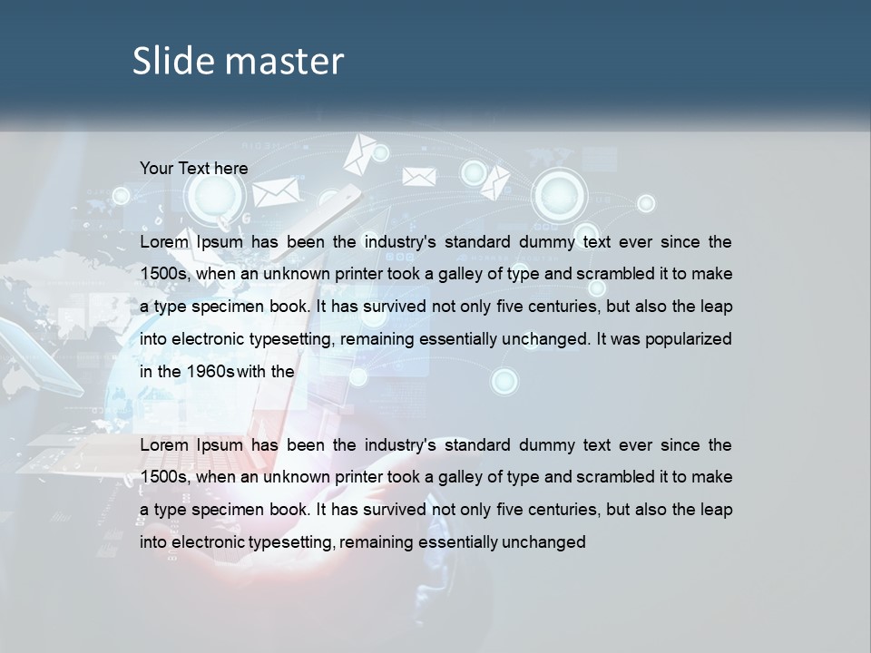 Calm Coastal Old PowerPoint Template