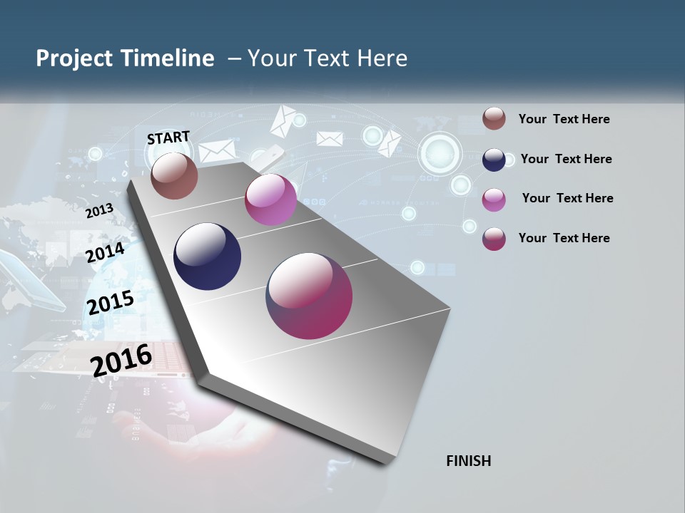 Calm Coastal Old PowerPoint Template