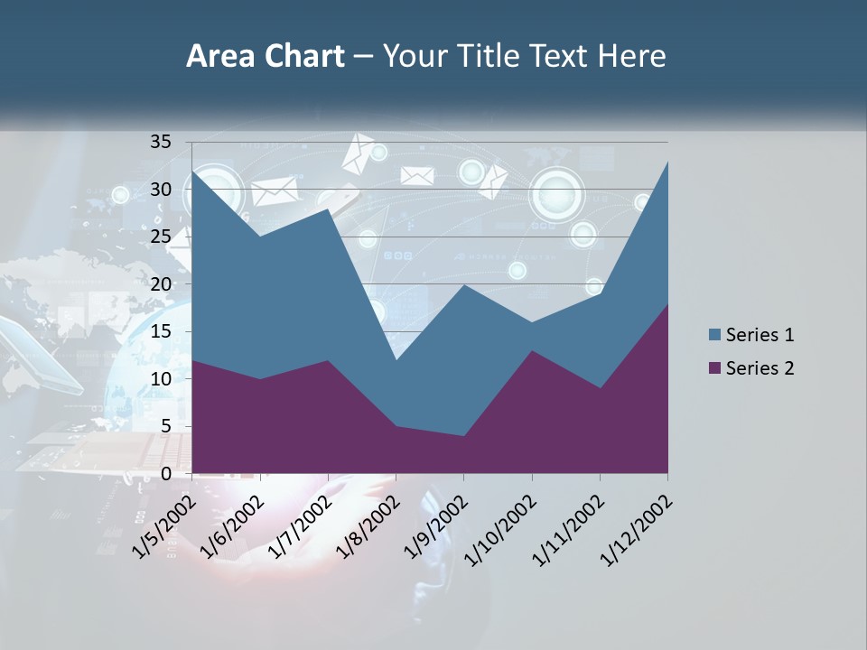 Calm Coastal Old PowerPoint Template