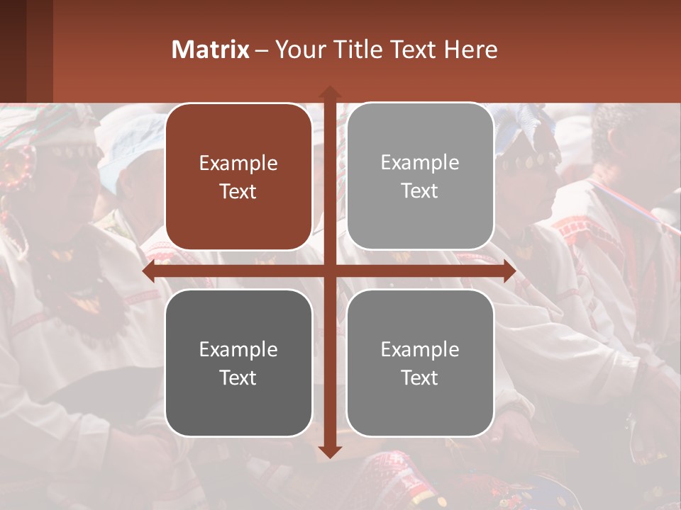 Wave Mother Pensioner PowerPoint Template