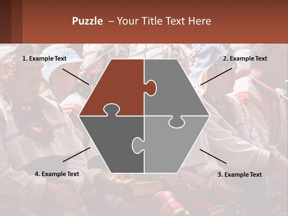 Wave Mother Pensioner PowerPoint Template