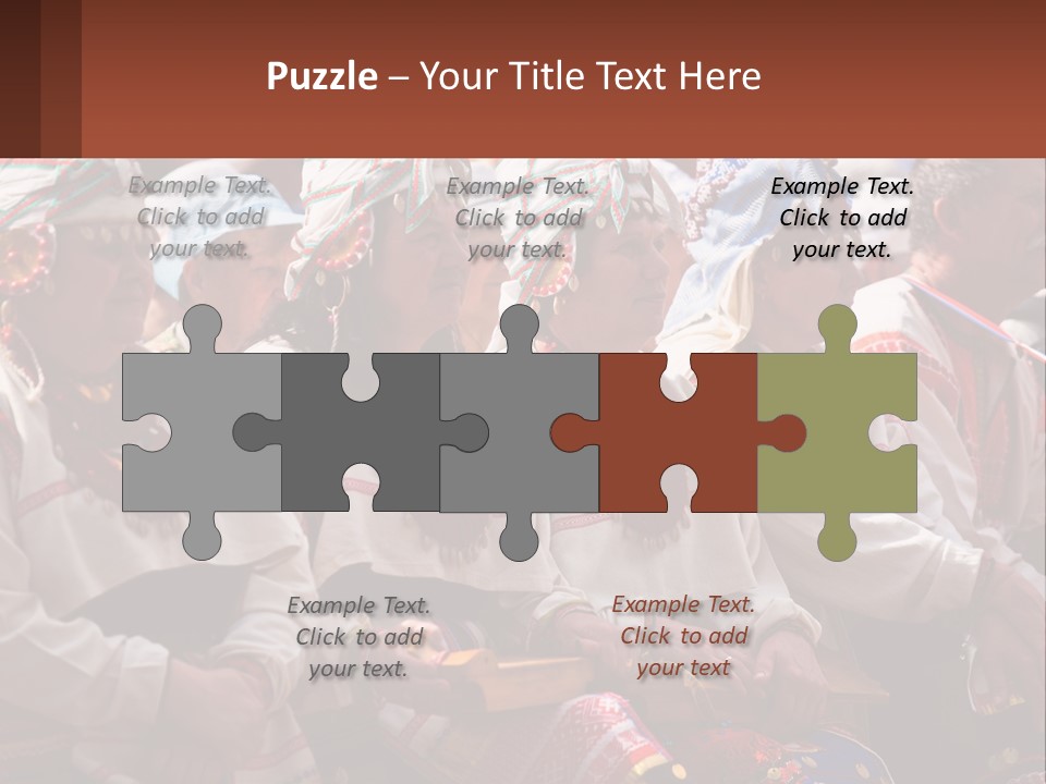 Wave Mother Pensioner PowerPoint Template