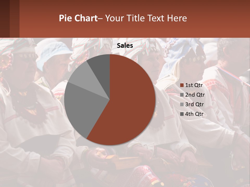 Wave Mother Pensioner PowerPoint Template