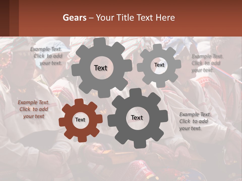 Wave Mother Pensioner PowerPoint Template