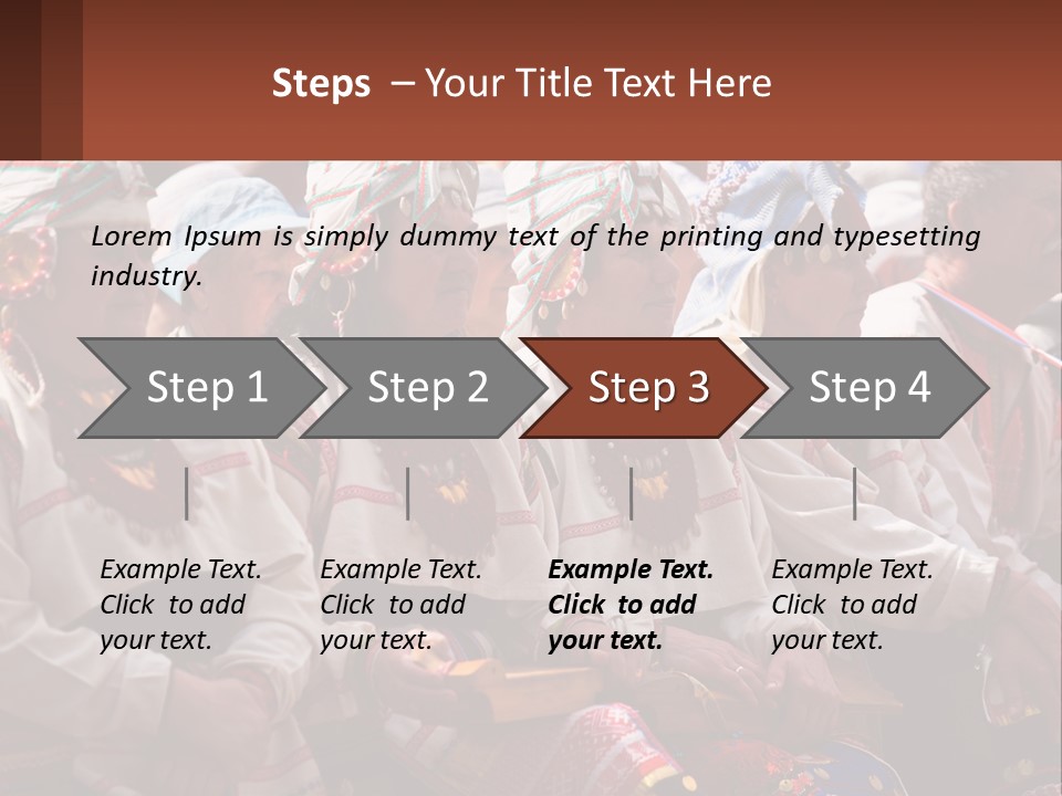 Wave Mother Pensioner PowerPoint Template