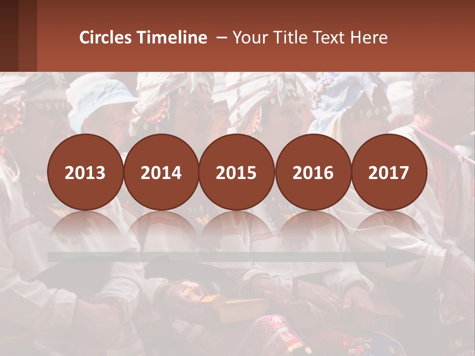 Wave Mother Pensioner PowerPoint Template