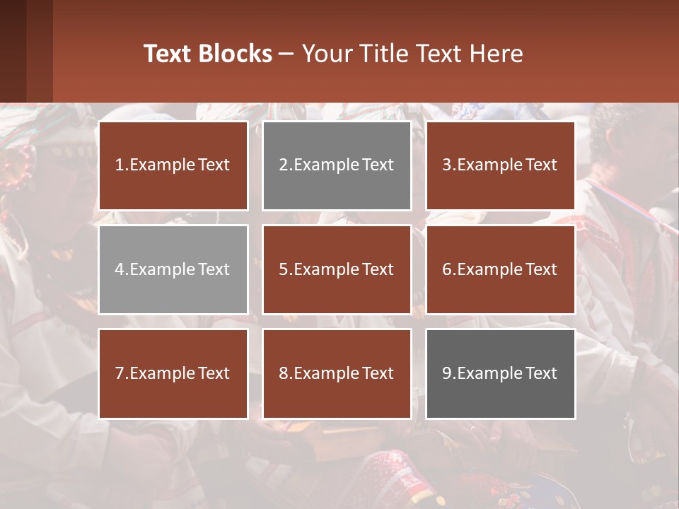 Wave Mother Pensioner PowerPoint Template