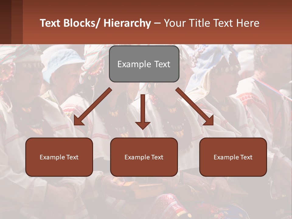 Wave Mother Pensioner PowerPoint Template