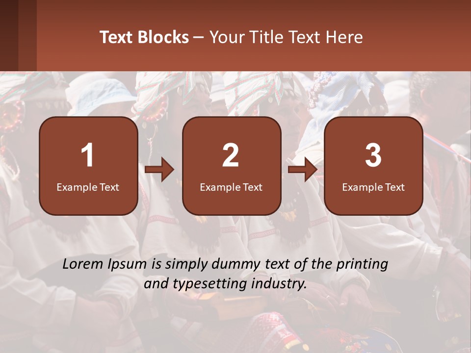 Wave Mother Pensioner PowerPoint Template