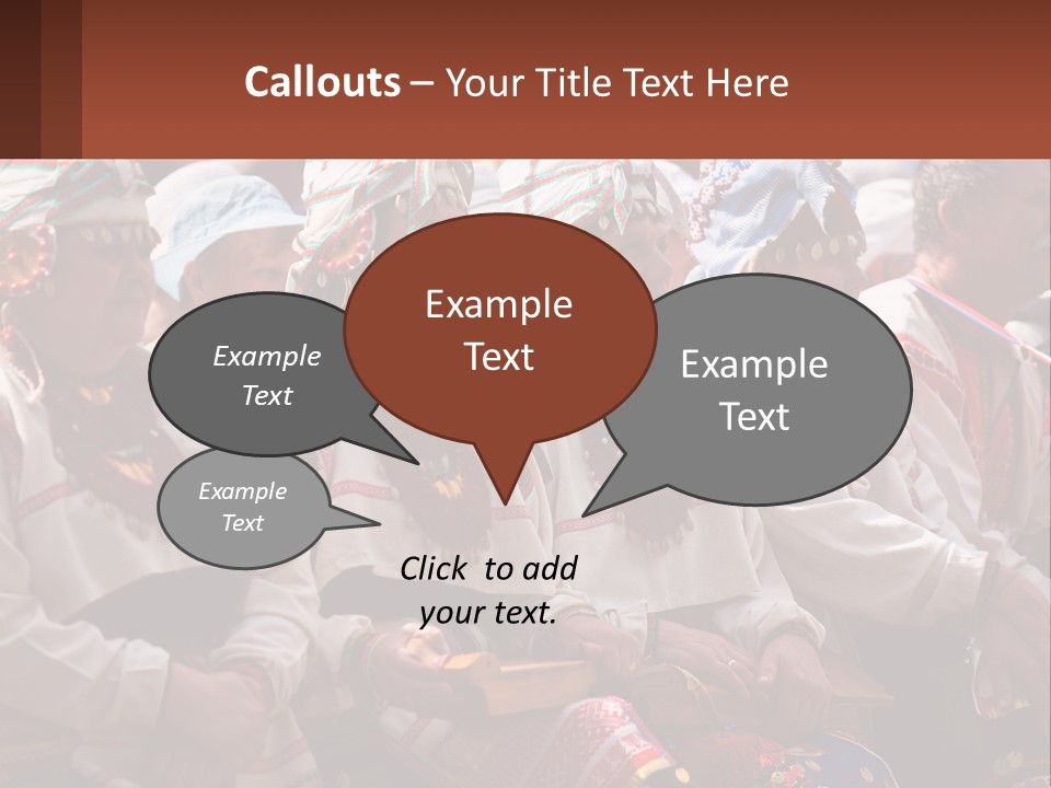 Wave Mother Pensioner PowerPoint Template