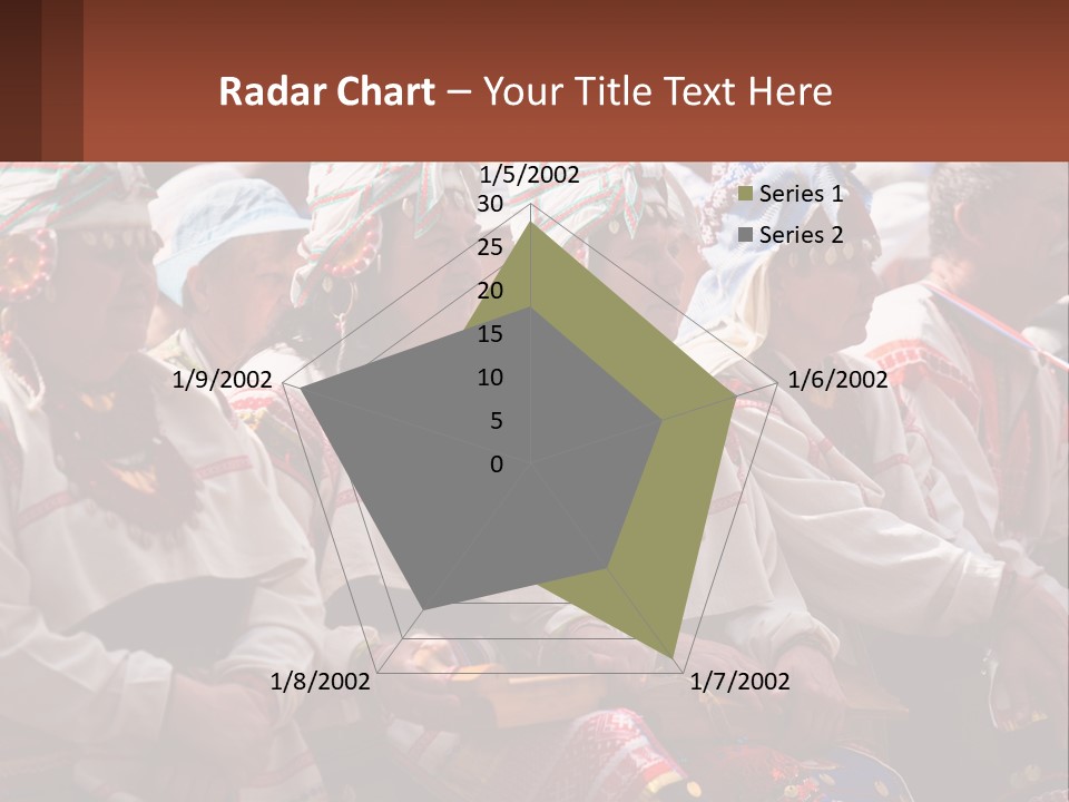 Wave Mother Pensioner PowerPoint Template