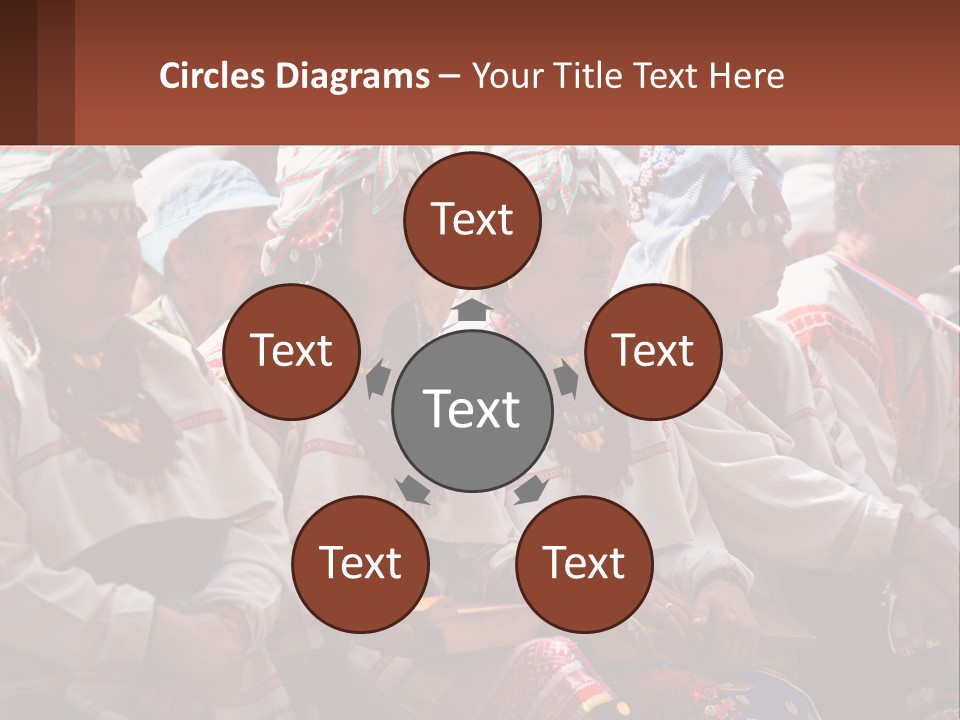 Wave Mother Pensioner PowerPoint Template