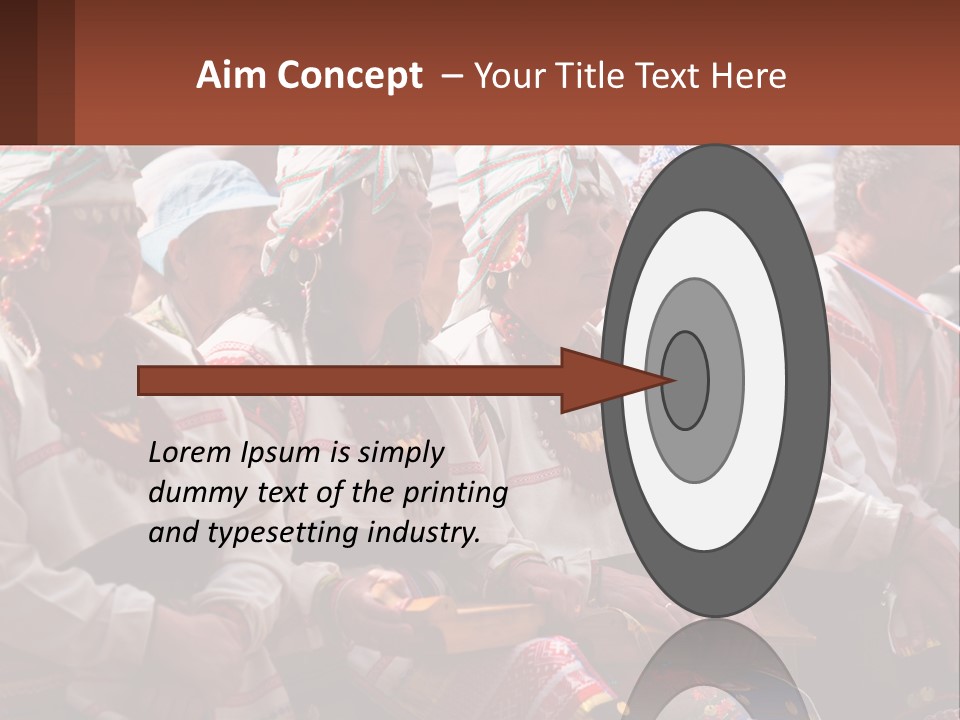 Wave Mother Pensioner PowerPoint Template