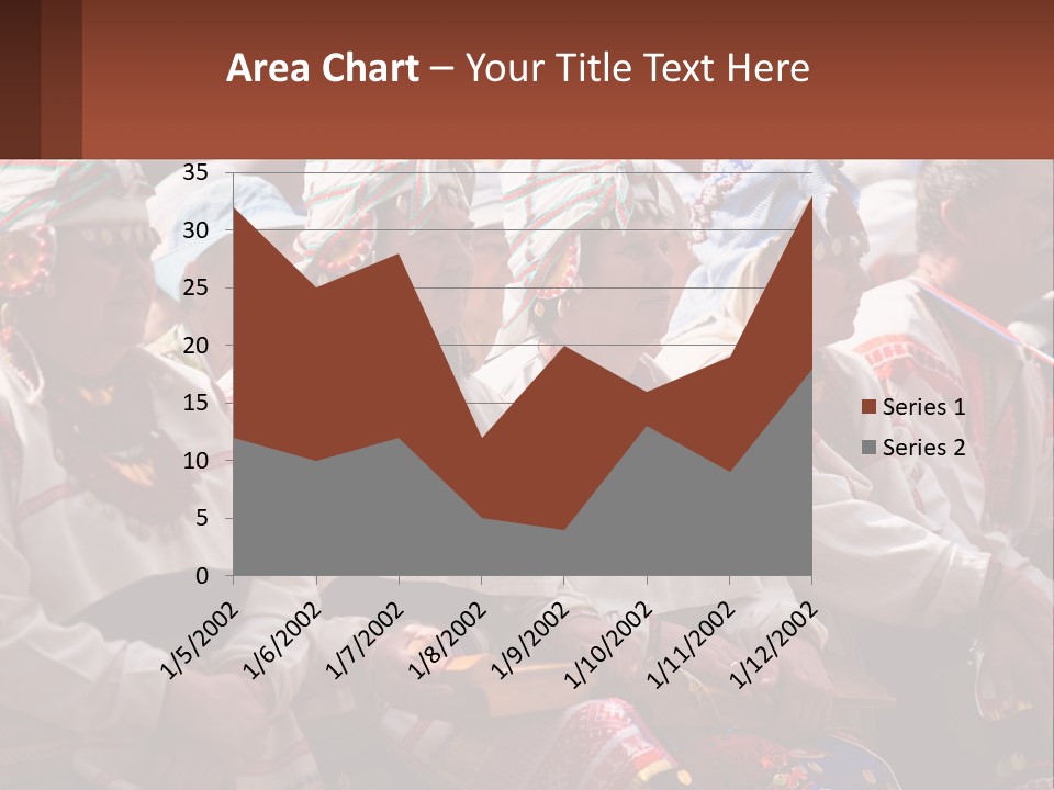Wave Mother Pensioner PowerPoint Template