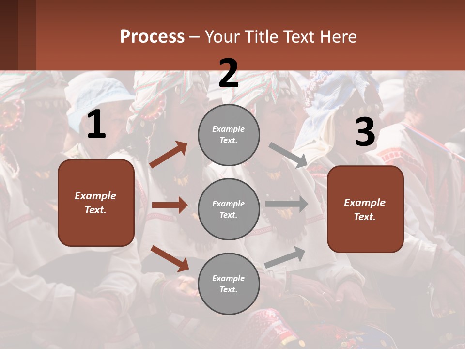 Wave Mother Pensioner PowerPoint Template