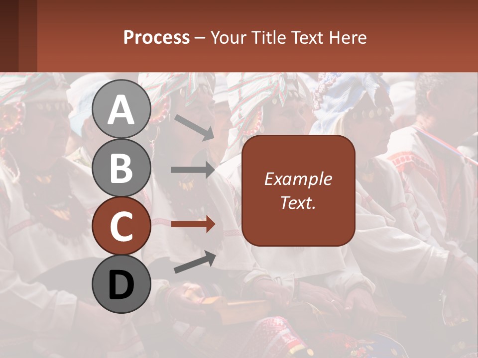 Wave Mother Pensioner PowerPoint Template