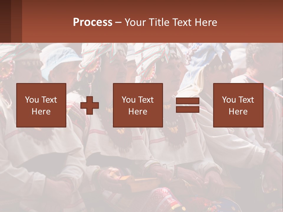 Wave Mother Pensioner PowerPoint Template