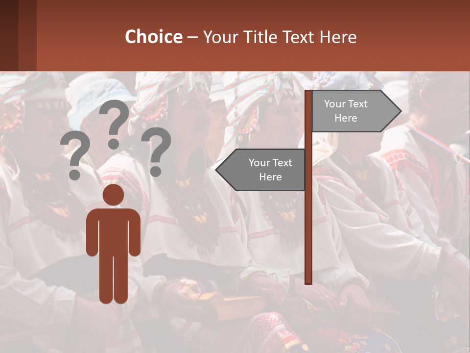 Wave Mother Pensioner PowerPoint Template