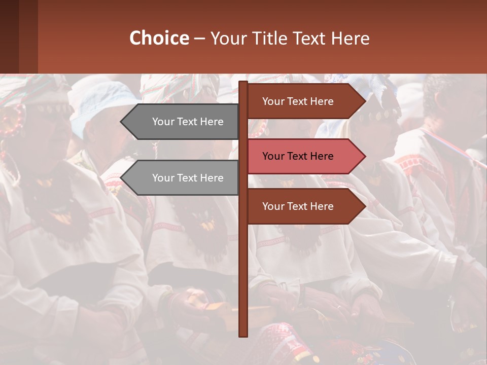 Wave Mother Pensioner PowerPoint Template