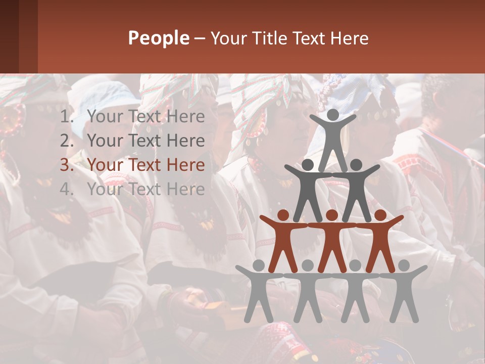 Wave Mother Pensioner PowerPoint Template