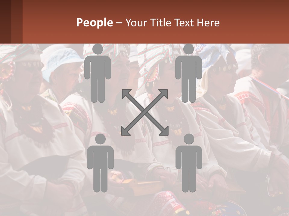 Wave Mother Pensioner PowerPoint Template