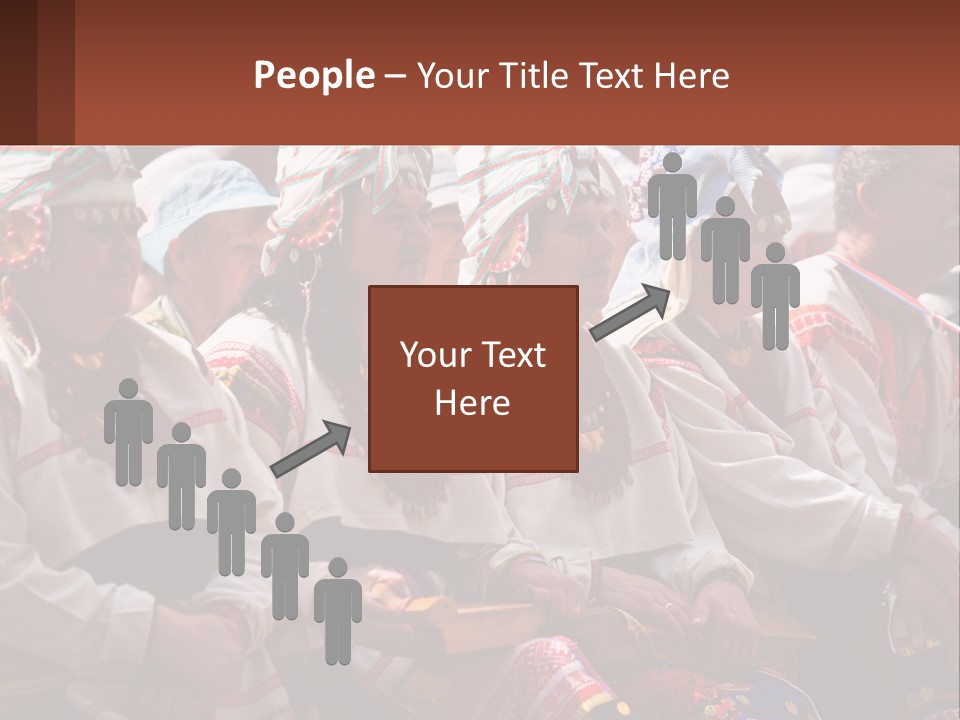 Wave Mother Pensioner PowerPoint Template